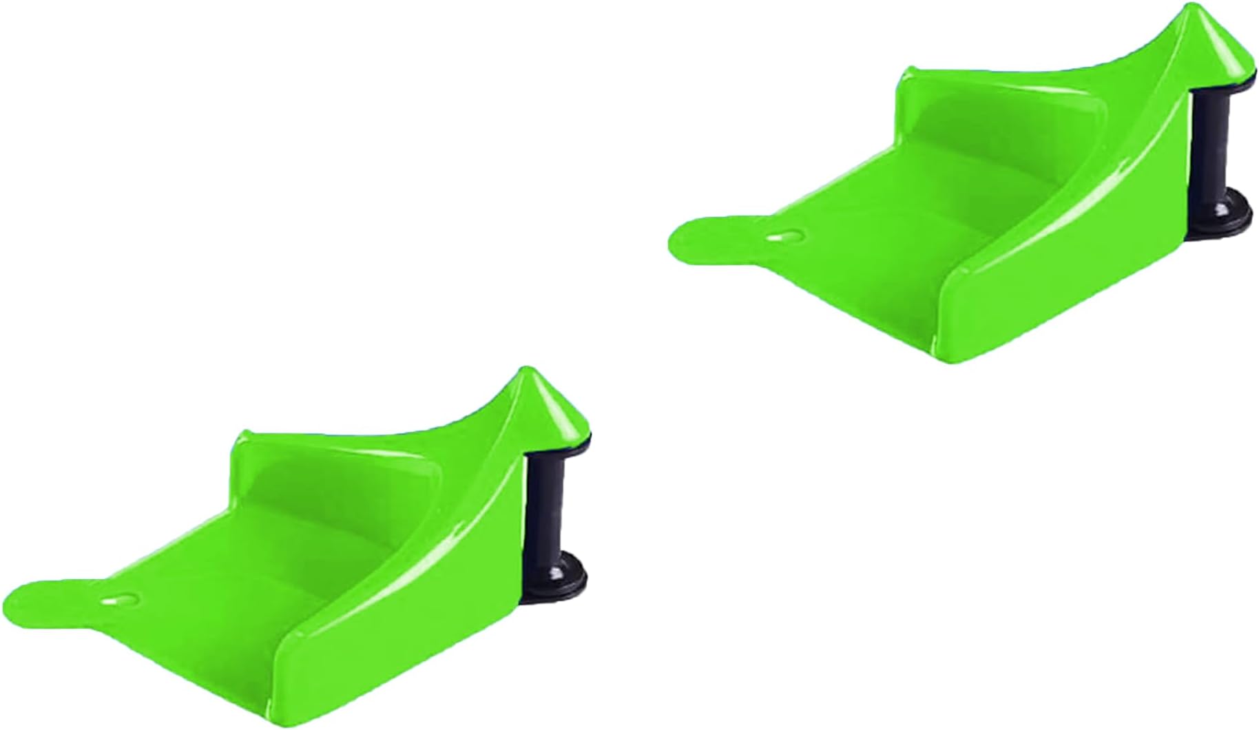 2pcs Car Hose Guide, Tire Hose Roller for Car Washing, Detailing Tire Hose Guide Preventing Pressure Washer Hose Stuck Under The Tires, Blue Car Plastic Wash Tool to Avoid Snagging (Green)