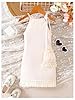 GORGLITTER Girl's Flower Crochet Bodycon Dress Sum... #1