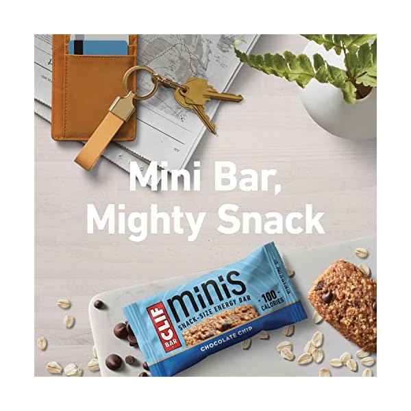 CLIF BARS - Mini Energy Bars - Chocolate Chip - Made with Organic Oats - Plant Based Food - Vegetarian - Kosher (0.99 Ounce Snack Bars, 20 Count) – Bild 6