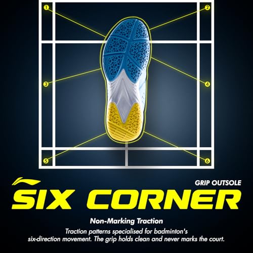 Image of Li-Ning All Round Non Marking Badminton Shoes | All Indoor Sports | Lightweight, Breathable, Grippy & Durable | High Rebound Cushioning | Stable Heel Support
