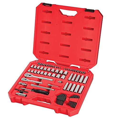 CRAFTSMAN Mechanics Tool Set, SAE/Metric, 1/4-Inch Drive, 83-Piece (CMMT12021) - image 2