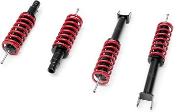 Raceland USA Classic Coilovers for Honda Prelude 5th Gen. 1997-2002, Black, Front & Rear, Performance, Metal, Coilover