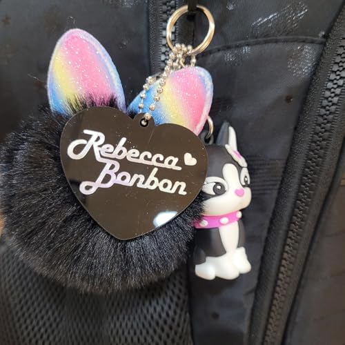 Mochila Escolar, Rebecca Bonbon Holográfica, G, Preta, Clio