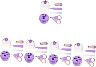 Toyvian 5 Conjuntos De Tesoura De Unhas De Bebê Cortador De Unhas De Bebê Kits De Saúde Para Bebês Cortador De Unhas Infantil Cortador De Unhas Para Aparador De Unhas De Bebê Kit De