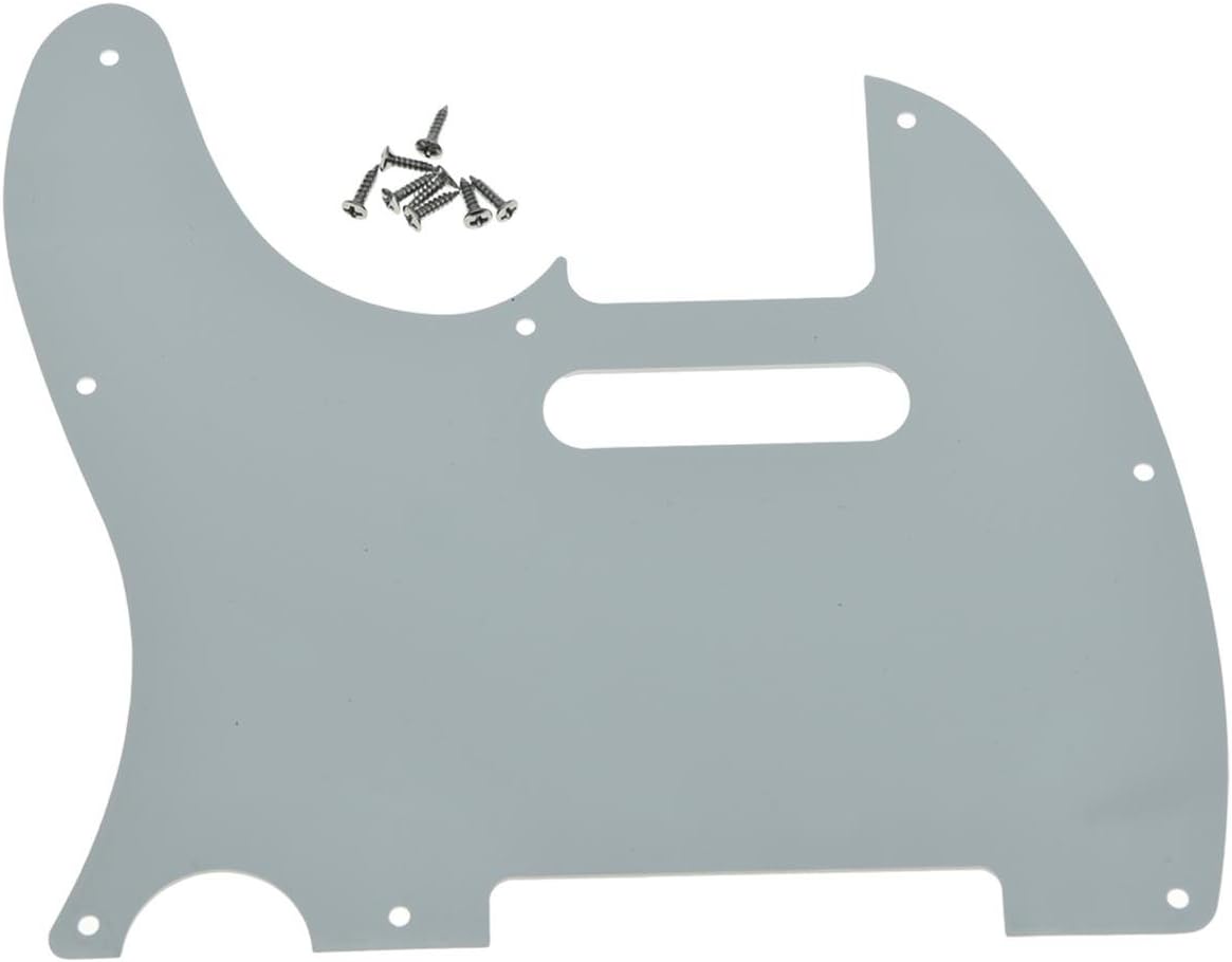 KAISH 8 Hole Tele Style Pickguard TL Guitar Pick Guard Scratch Plate for Tele/Telecaster Tawny Stripe image 2