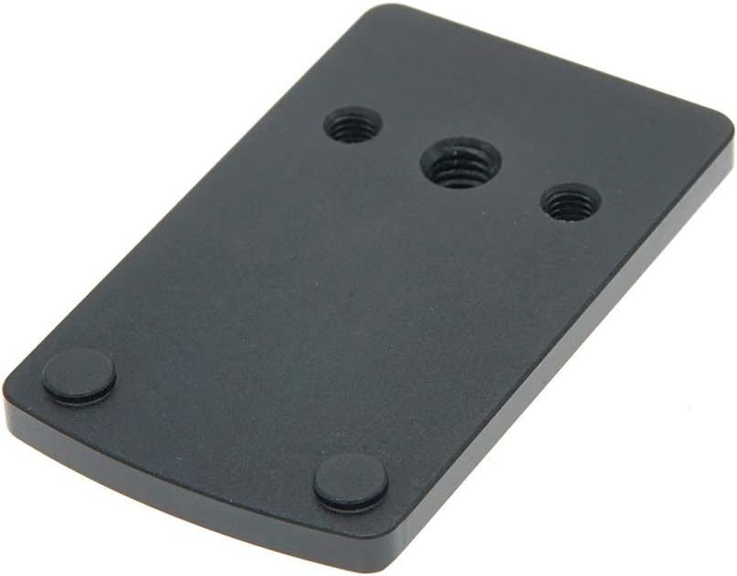 DPP Titanium Rear Sight Dovetail Mount Compatible with Glock Holosun 407K 507K,Osight K/S/SE,Romeo Zero,Shield RMS