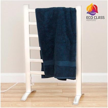 Thermic Dynamics Eco Class Toallero Eléctrico Multifunción, Metal, Blanco, 55.5 x 91 x 35 cm