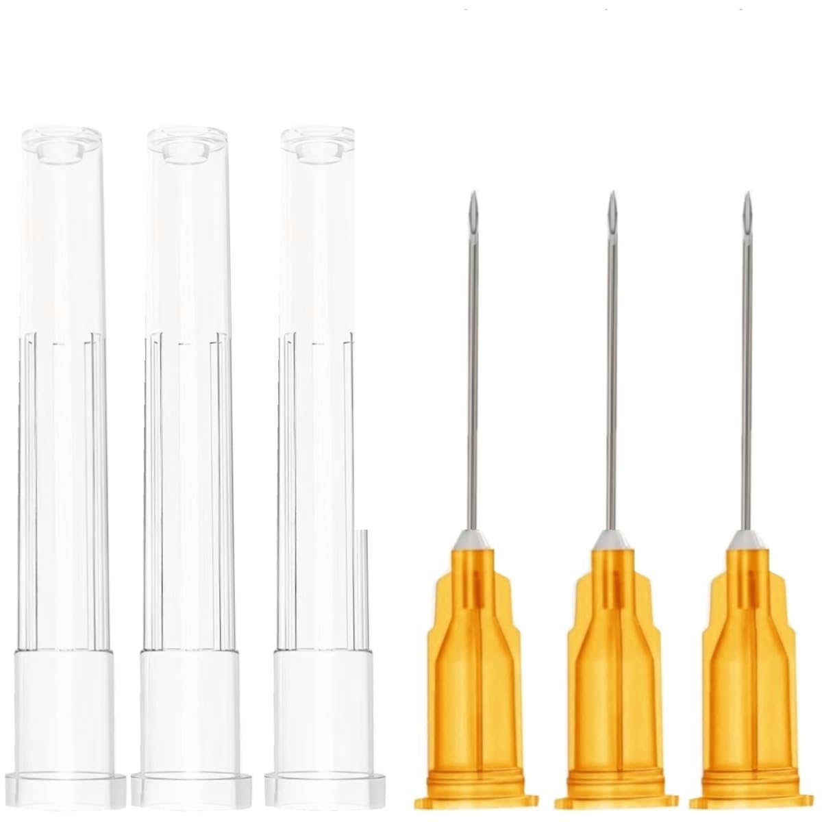 25 Gauge 5/8 Inch Lab Dispensing Accessories, Individually Sealed Packed(Pack of 100)