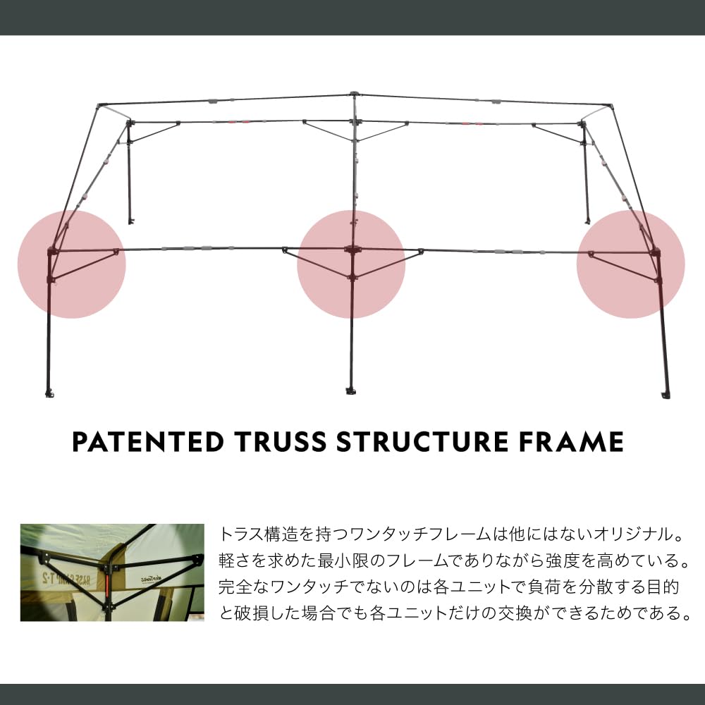 Amazon | WILD THINGS BASE CAMP T-3 (フレーム別売り) タープテント