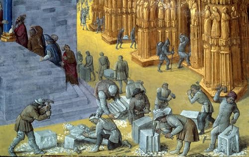 Lienzo artístico de Jean Fouquet de 60x90cm para decoración clásica de paredes en salones y oficinas