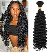 18 Inch Deep Wave Braiding Hair 190g(1Pack-3Bundles) Water Wave Braiding Hair For Bohemian Knotle...
