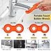 GOLD DEER 2Pcs Faucet Aerator Removal Wrench,Faucet Bubbler Wrench Kit,Installing Faucets Tool for Kitchen & Bathroom Repair
