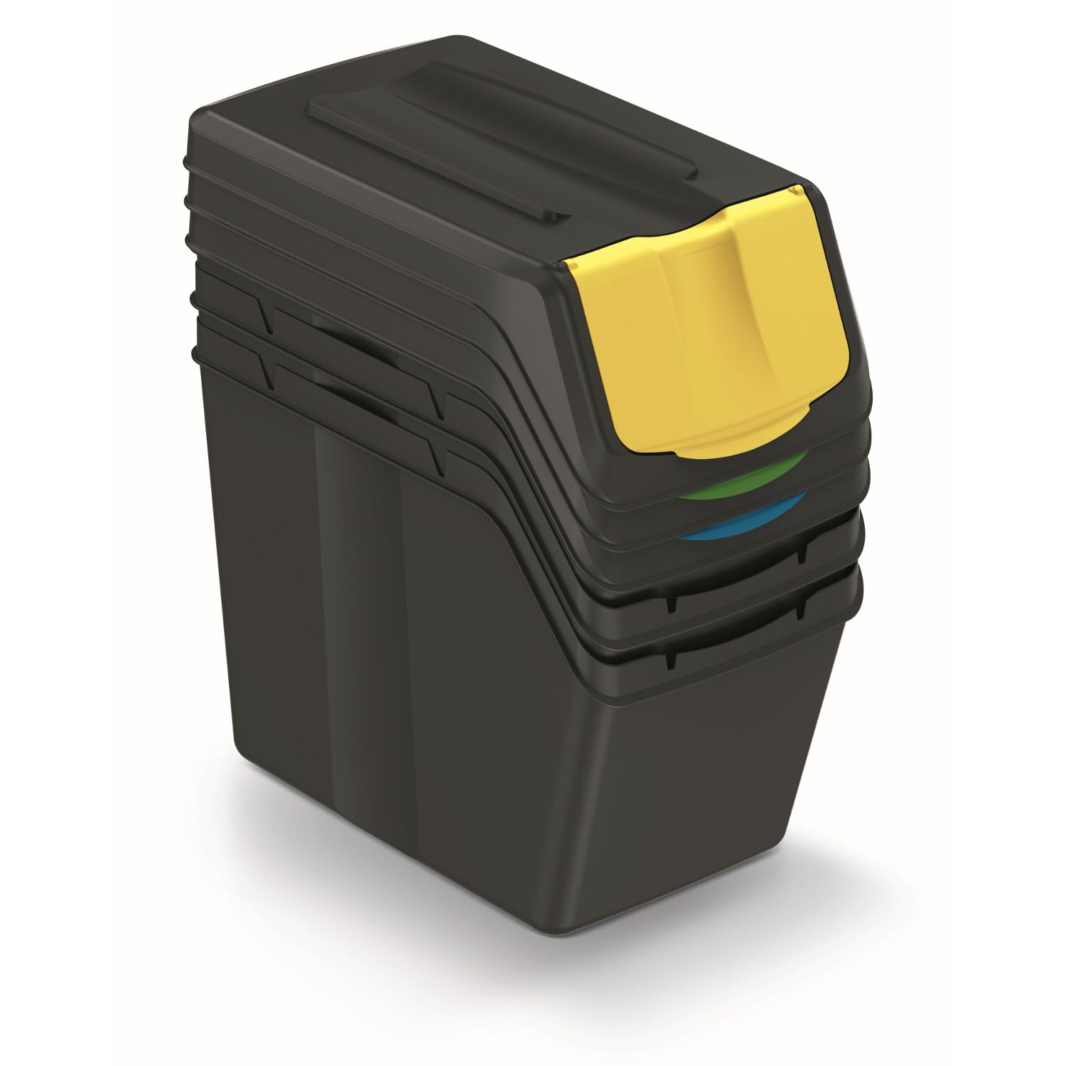 Keden SORTI BOX Juego de Cubos de Reciclaje Apilables (3, 20L)