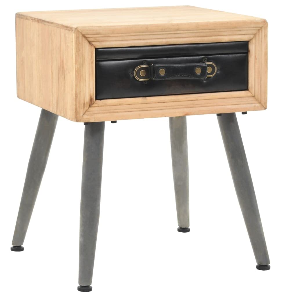 Petite commode vintage forme valise avec tiroir de rangement gain de place