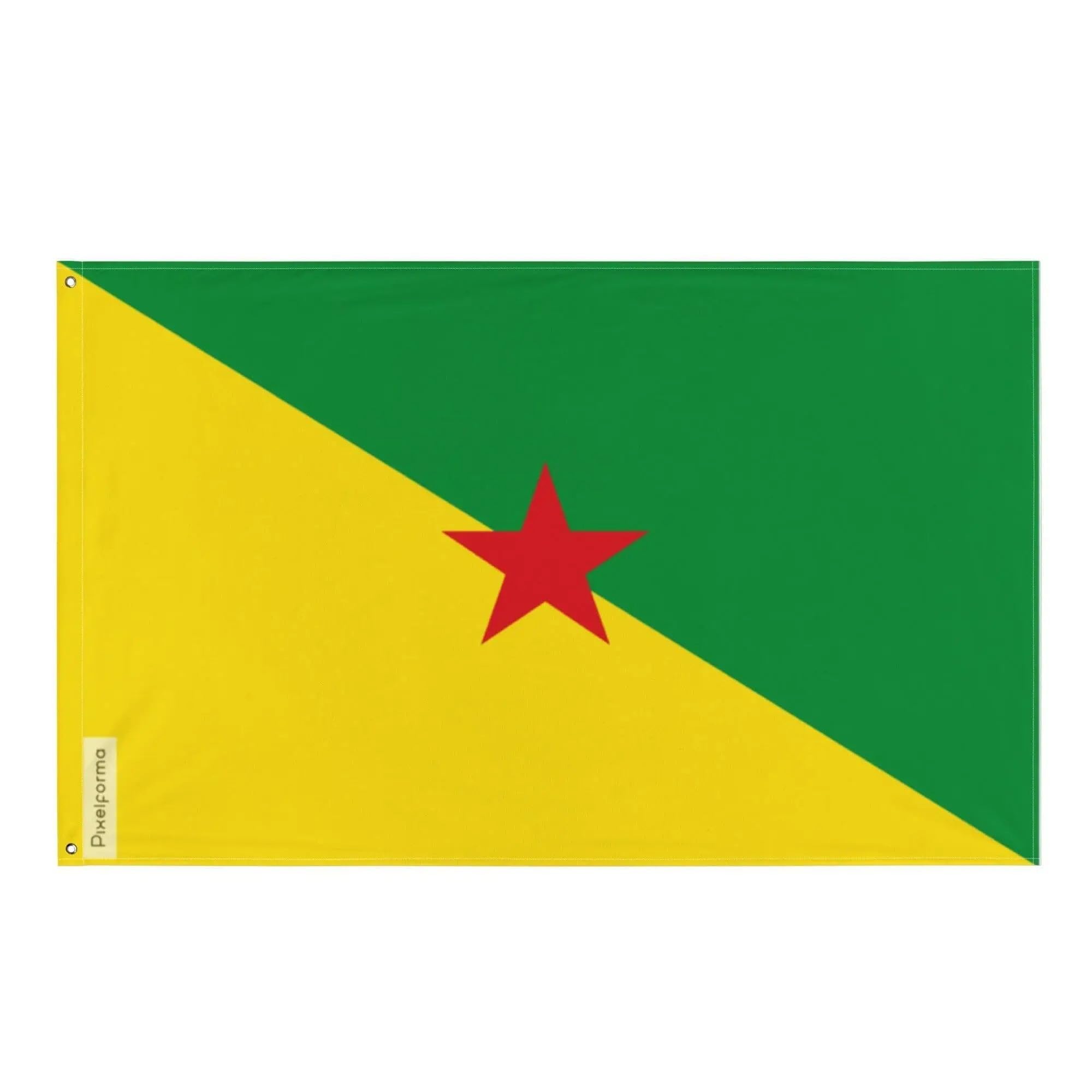 Drapeau de la Guyane plusieurs tailles pour pavoiser votre jardin