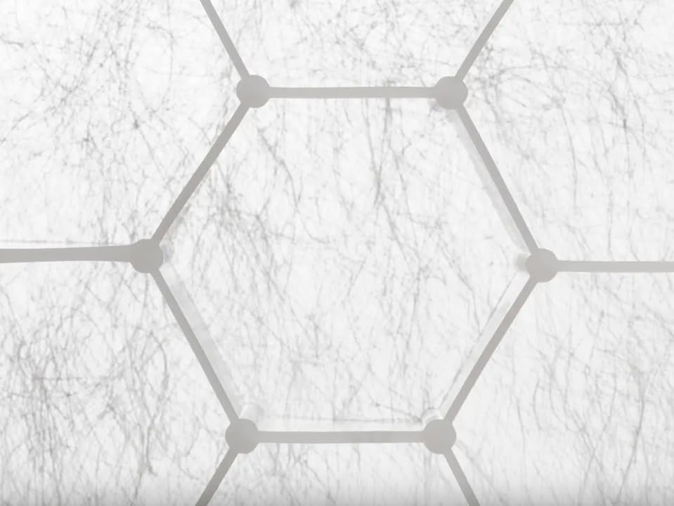 Genérico Geocelda, Estabilizador de Gravilla - Rejilla de plastico Blanco con geotextil adherido. 160 x 120 x 3 cm (11,52 m2)