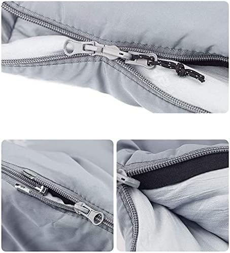 Naturehike Sleeping Bag Adults Rectangular Sleeping Bag 3 Season Sleeping Bag Lightweight Waterproof Indoor and Outdoor Use for Kids Teens or Adults for Hiking Backpacking and Camping Rock Gray M400