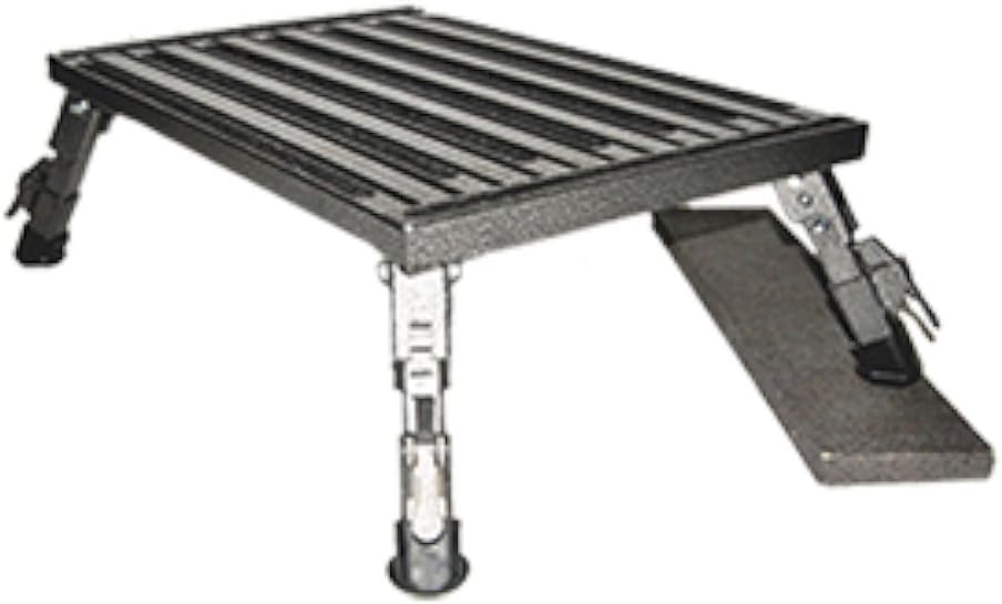 Safety Step A10CG Gray 15" x 19" Large Folding Adjustable Height Step