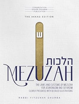 Hardcover Hilchos Mezuzah Book