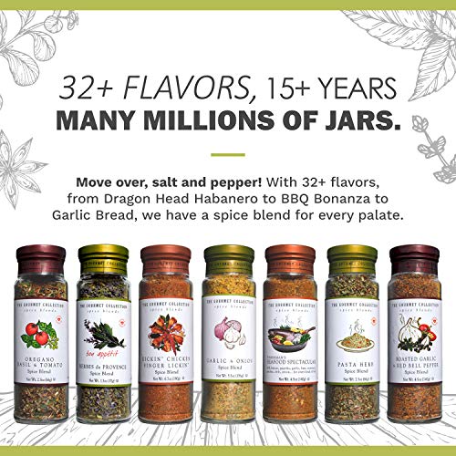 Garlic Powder Seasonings For Cooking - The Gourmet Collection Spice Blends Garlic Onion Spice Blend W/15 Spices - Chicken Burger Vegetable Seasoning! #TOP7