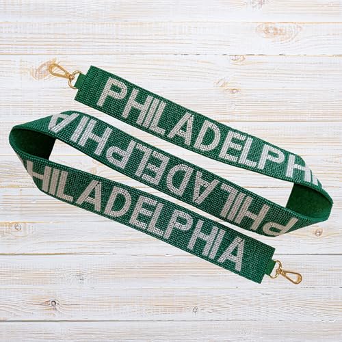 Correa de cuentas verdes de 124.5 cm para personalizar tu bolso de Filadelfia 4