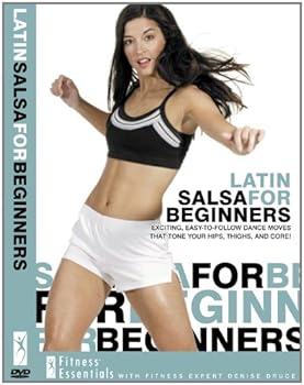 DVD Fitness Essentials Latin Salsa for Beginners Workout DVD Book