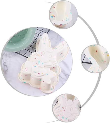 Miniatura 7 de Jalea de Pascua Huevo de Pascua Molde de Silicona Pastel de Huevo de Pascua Pudín de Silicona Conejito Hornear Galletas Mantequilla de Maní Conejito