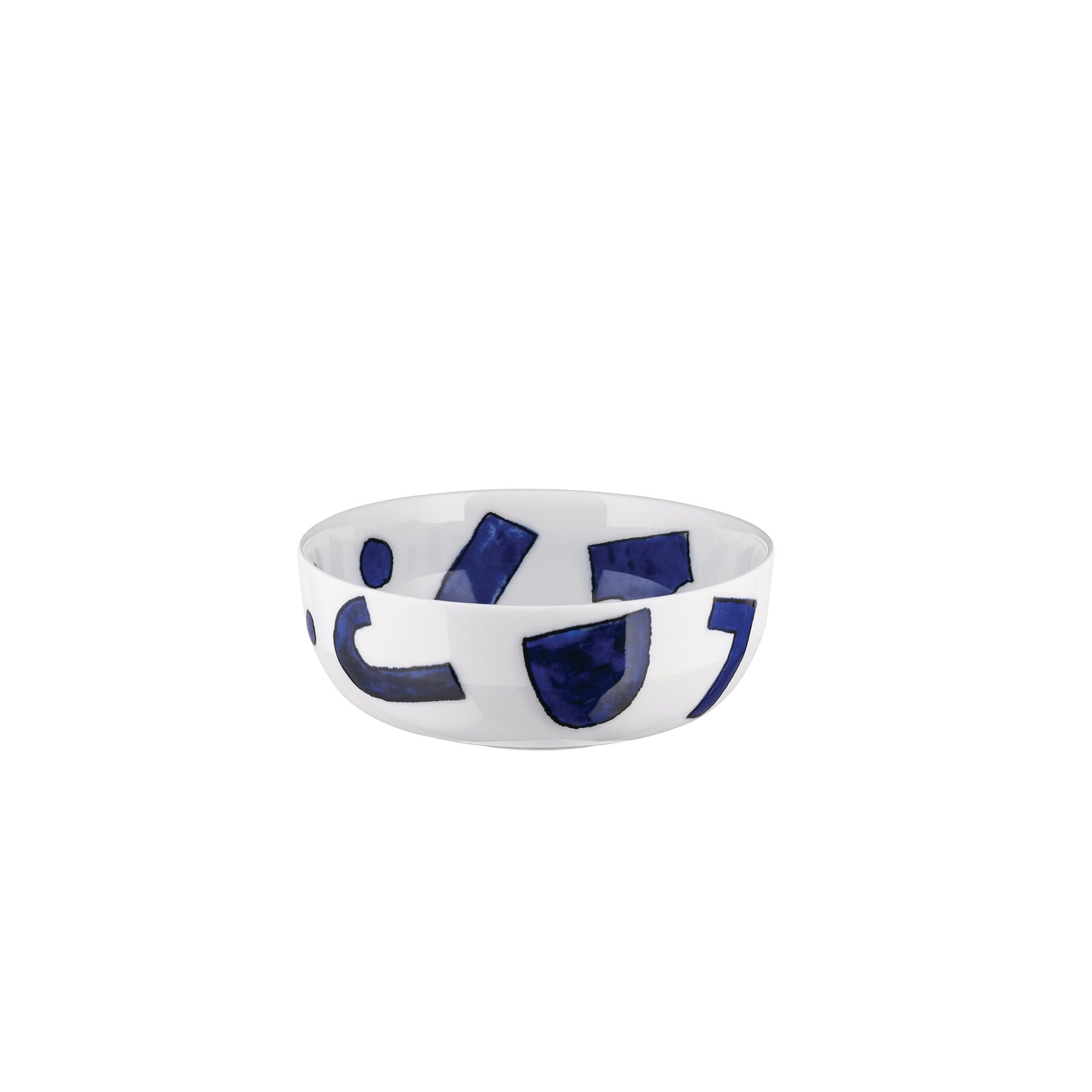 Alessi NF08/54 Small Bowl, Porcelain, White, Blue
