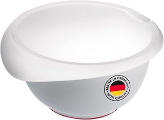 Westmark Rühr-/Backschüssel, 2,5 l, Mit Ausgießer, Kunststoff, Weiß, 3152227W