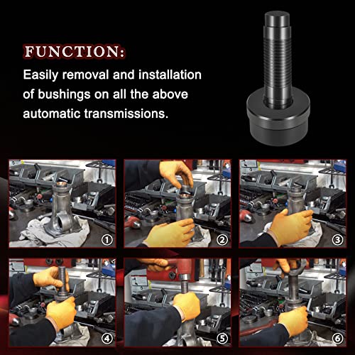 Image of T-0220-39 Transmission Bushing Driver Tool Kit | Compatible with Ford Chrysler GM Bushing Bearing Seal Installer Remover Tool-39 PCS
