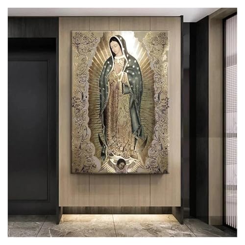 Tableau d'art catholique Dame de Guadalupe 20x30cm - 3