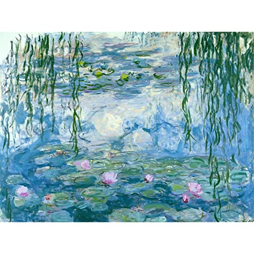 YSCOLOR Diamond Painting Claude Monet Nénuphars Broderie Mosaïque Motif Mur Art Diamant Peinture Pour Salon Maison Mur Art 30X40cm
