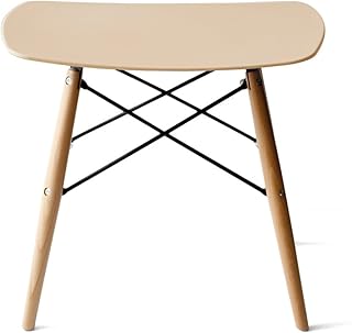 エア・リゾーム スツール おしゃれ 北欧 椅子 イス チェア 腰掛け 玄関椅子 デザインスツール TAYLOR(テイラー) ブラウン×ナチュラル脚