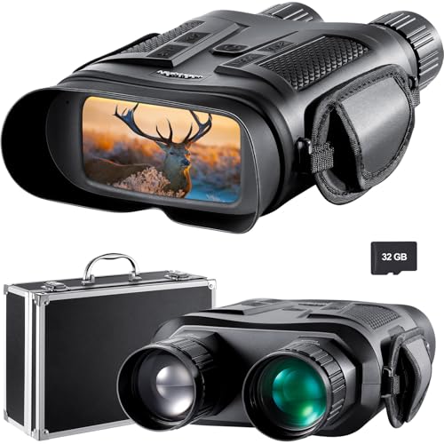 Wide Field Digital Zoom Infrared Day/Night Vision Binocular & Goggle with Camera Filter for Adults - 3