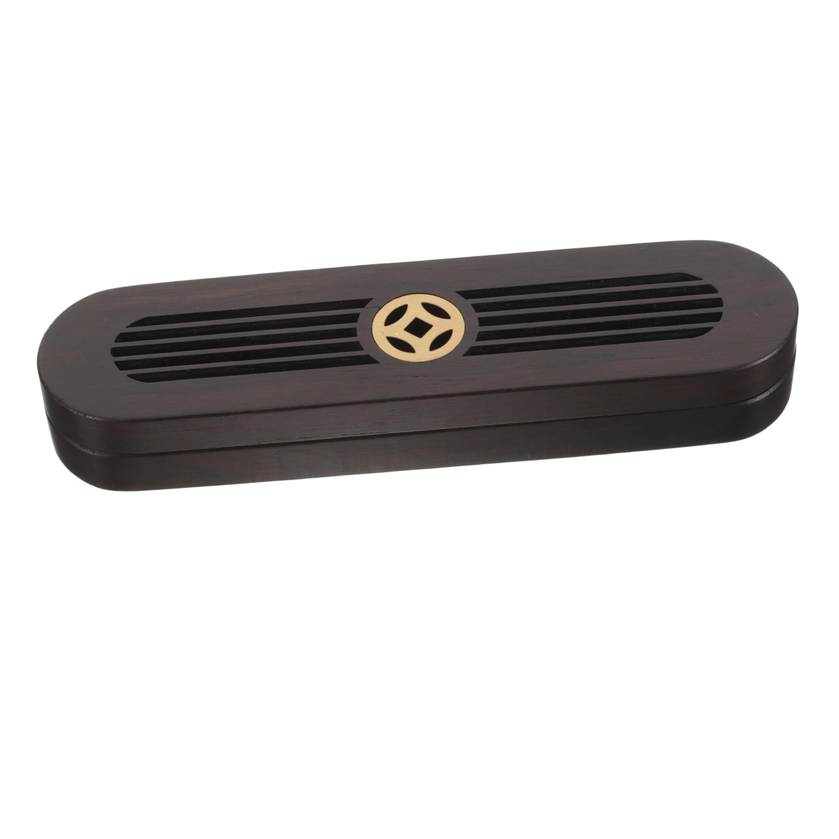 BESTOYARD 5stücke Holz Räucherstäbchen Halter Tragbare Aroma-Brenner Box Aus Schwarzem Ebenholz Für Meditation Yoga Und Entspannung Im Innenbereich Retro Design Für Stilvolle