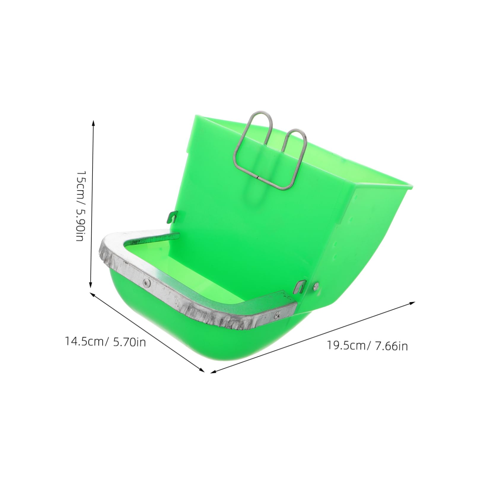 POPETPOP Hanging Automatic Rabbit Feeder Capacity Pet Dispenser for Rabbits Chinchillas Guinea Pigs Ferrets Birds Design Easy Durable Plastic Construction