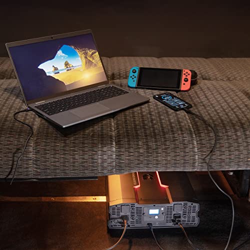 Cummins 4000 Watts Inverter Modified Sine Wave Truck Inverter 12 Volts to 110 Volts Four AC Outlets Two USB Ports (Plus Cable Kit)- CMN4000W - Inverters for Vehicles, Van Life, Camping by Cummins - Image 3