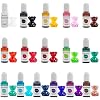 YRYM HT Epoxy Resin Pigment - 16 Colors Non-Toxic Epoxy Resin Color Pigment for Coloring, Concentrated Resin Dye for Jewelry Making, Art, Paint, Crafts - 0.35oz/10ml Each