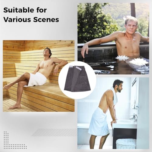 Serviette de sauna pour homme de qualité supérieure avec ajustement élastique