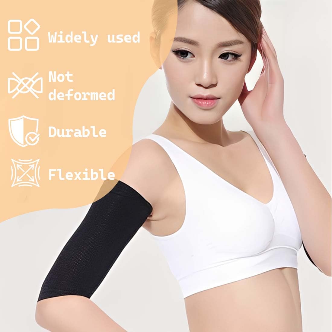 2 Paar Tattoo Abdeckung Unterarm Bandage,Tattoo Schutz Arm Oberarm Bandage atmungsaktive und antibakterielle, Mikrofaser-Armschutzmanschetten für Damen und Herren(Hautfarbe + Schwarz)