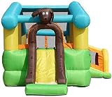Castillo Hinchable Niños Toboganes para niños Juego al Aire Libre Jugar al Aire Libre Patio de Juegos para niños Grande Trampolín Que rebota en el...