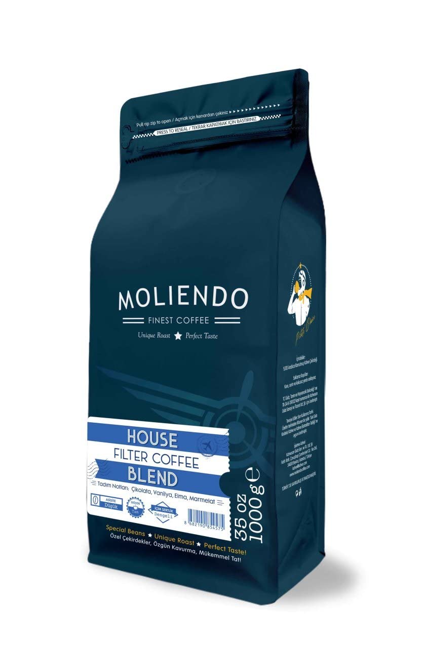 Moliendo Finest Coffee House Blend Filtre Kahve (Çekirdek)…