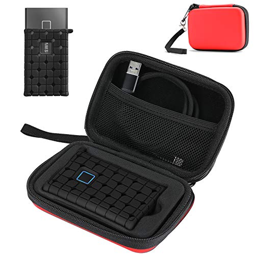 ProCase Hard Carrying Case Compatible for Samsung T7 / T7 Touch Portable SSD with Silicone Cover, Shockproof Storage Travel Organizer for T7 Touch Por