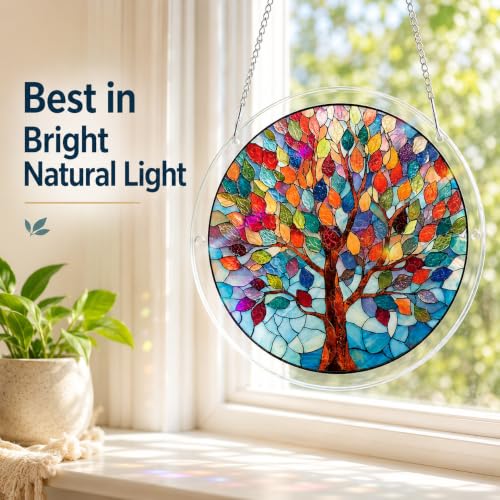 Acrylic Jigsaw Puzzle Suncatcher Kit Sun Catcher Puzzles Tree of Life — view 5