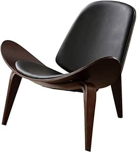 Amazon.com: N/A Style Three Legged Shell Chair Ash Plywood Fabric ...