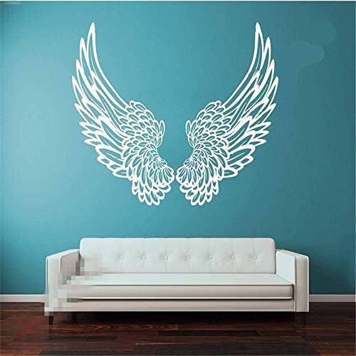 ynisan Wall Sticker Removable Home Decor Wall Vinyl Decals Big Wings Angel God Guardian Bird for Kids Children Room