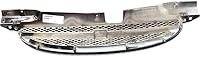 Vista 3 de Para Chevy Aveo Grille Assembly 2004 05 06 2007 Carcasa e inserto negro pintado con barra central cromada de plástico GM1200559 96492232