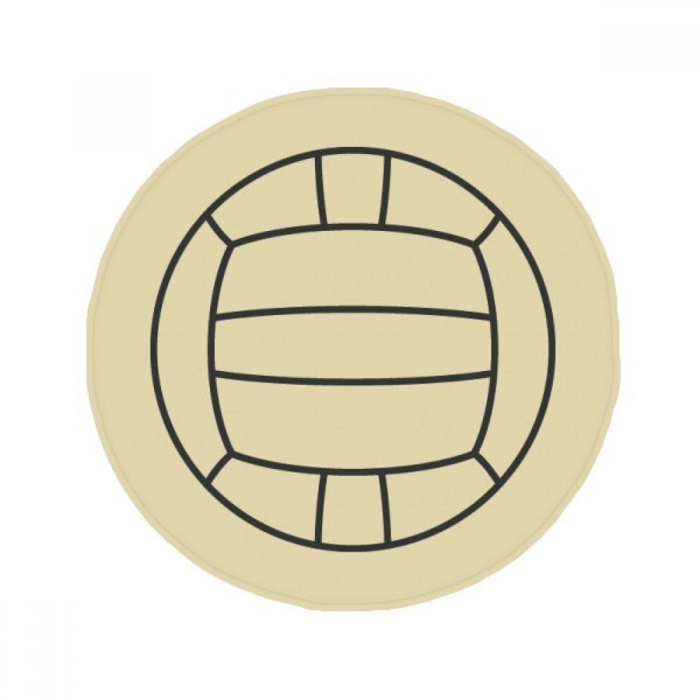 Tapis de sol volley-ball 80cm idéal pour décorer la salle de bain