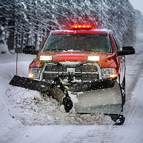 Nilight 12 Inch Roof Top Strobe Lights 48Led Hazard Light Emergency Safety Warning Led Flashing Light Bar Magnetic Mount 12V 24V Cars Trucks Tractors Snow Plows Construction Vehicles，2 Years Warranty #TOP6