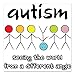 CafePress Autism Angle Square Car Magnet Square Car Magnet, Magnetic Bumper Sticker